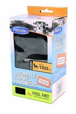 Petmate 11479 The Ultimate Travel Harness for Pets, X-Large, Black
