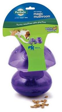 PetSafe Busy Buddy Magic Mushroom Meal Dispensing Dog Toy, Medium/Large