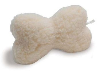 Petsafe Sheepskin Bone Dog Toy, Medium