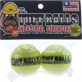 Petsport Jr. Set of 2 Tuff Balls Dog Toys
