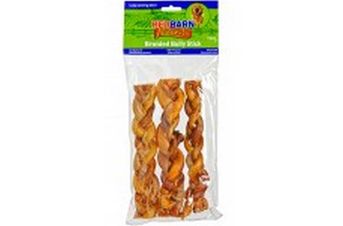 Redbarn Braided Bully Stick 7in 3pk