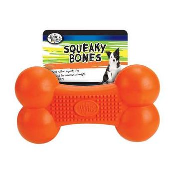 Squeaky Bones Rubber Toy