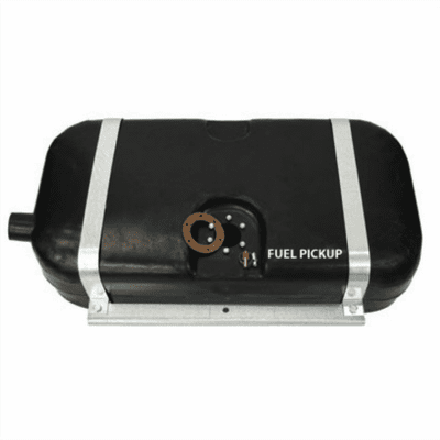 0018 Plastic Gas Tank with Straps for 1947-1963 Willys Steel Body Wagon and 1948-1951 Jeepster by MTS