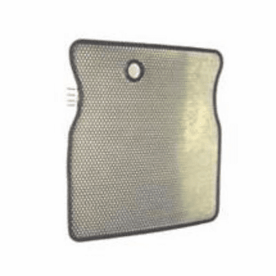 11106.01 Radiator Bug Shield, Stainless Steel, 55-86 Jeep CJ Models by Rugged Ridge