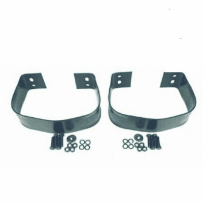 1121501 Rear Bumperettes, Black, 76-95 Jeep CJ and Wrangler by Omix