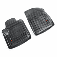 12920.33 Front Floor Liner Kit, Black, 14-20 Jeep Cherokee by Rugged Ridge