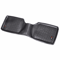 12950.19 Floor Liner, Rear, Black, 84-01 Jeep Cherokee XJ by Rugged Ridge