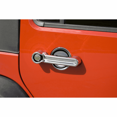 1331118 Door Handle Cover And Guard Kit, 07-18 Jeep Wrangler Unlimited by Rugged Ridge