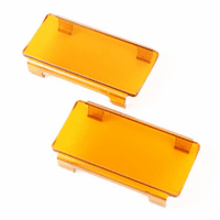 1521045 LED Light Cover Kit, 6 Inch, Amber by Rugged Ridge