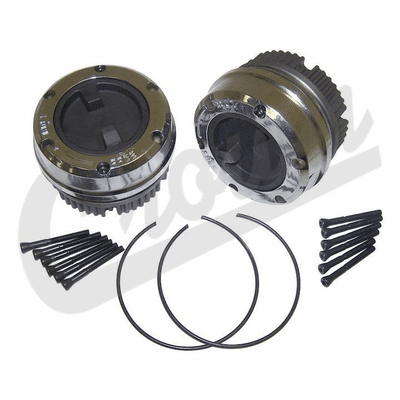 400518 Locking Hub Set, Fits 1974-91 Jeep SJ w/ Dana 44 Axle, w/ 27 Splines, 6 Bolts