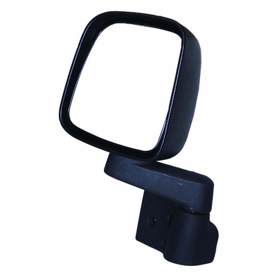 55395061AB Black Left Side Door Mirror for 03-06 Jeep Wrangler & Unlimited by Crown