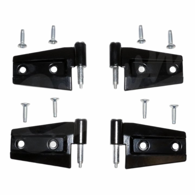 55395384K4 Door Hinge Set, 4 Hinges for 2007-2018 Jeep Wrangler JK by Crown