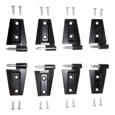 55395384K8 Door Hinge Set, 8 Hinges for 2007-2018 Jeep Wrangler JK by Crown