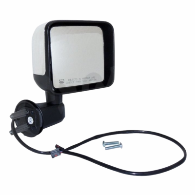 68249844AC Passenger Side Chrome Power Heated Mirror for 2015-2018 Jeep Wrangler JK by Crown