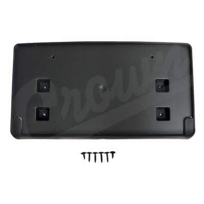 68295610AA Front License Plate Bracket Kit for 2018-2025 Jeep Wrangler JL, Gladiator JT with Steel Bumper by Crown