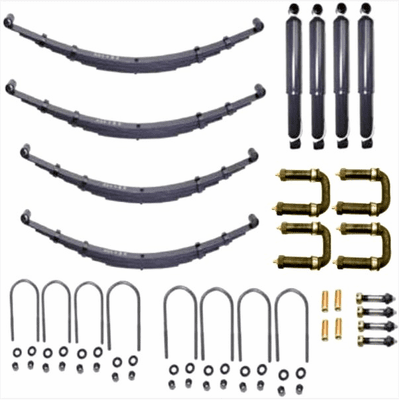 Complete Suspension Rebuild Kit for 1941-1945 Willys Jeep MB and Ford GPW by MJW