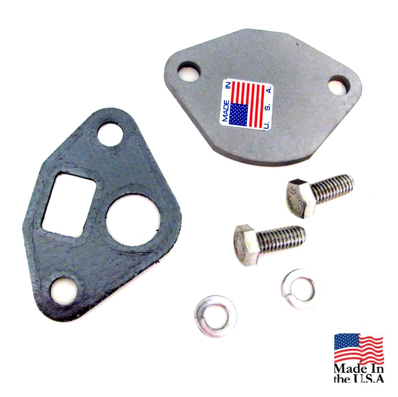 Jeep Part 3221283P EGR Valve Block Off Plate for Jeep 6 Cyl & V8