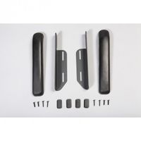 1183002 Full Door Arm Rests, Black, 97-06 Jeep Wrangler by Rugged Ridge