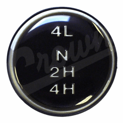J3241430  Dana 300 Transfer Case Shift Knob Pattern Insert for 1980-86 Jeep CJ by Crown
