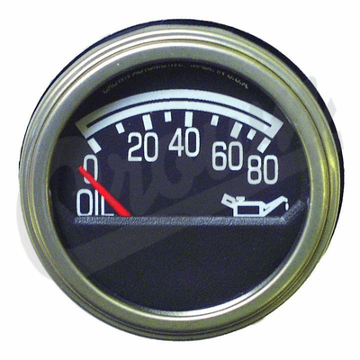 J5750279 Oil Pressure Gauge, Fits 1979-1986 Jeep CJ5, CJ7 & CJ8 by Crown