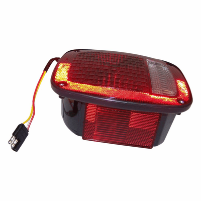 J5758254 Right Side Tail Lamp Assembly, Black, Fits 1981-86 Jeep CJ5, CJ7 & CJ8 by Crown
