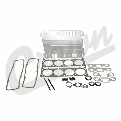 J8128192 Upper Valve Grind Gasket Set for 1974-91 Jeep Vehicles with 5.9L Engine by Crown