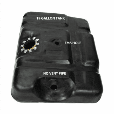 MTS 1985-1998 Ford F-150, F-250, F-350 Pickup 18.2/19-Gal. Rear/Aft Axle Fuel Tank