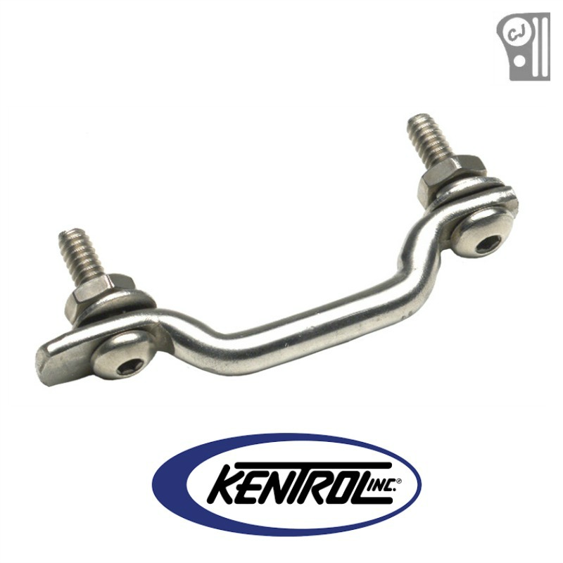Kentrol 30423 Polished Stainless Steel Footman Loop Midwest Jeep Willys