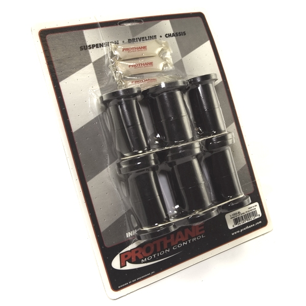 Prothane 11005BL Black Polyurethane Front Spring & Shackle Bushing Kit