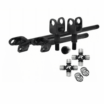 RAK44-JK-HD 2007-18 Wrangler JK Dana 44 4340 Chromoly USA Made Front Axle Kit HD U-Joints Revolution Gear