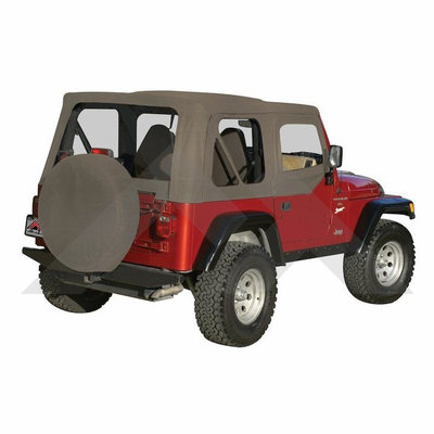 RT10336 Replacement Soft Top, Khaki Diamond for 1997-2006 Jeep Wrangler TJ by Crown