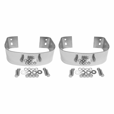 RT20020 Stainless Rear Bumperette Set for 1976-95 Jeep CJ-5, CJ-7, CJ-8 & Wrangler YJ By Crown