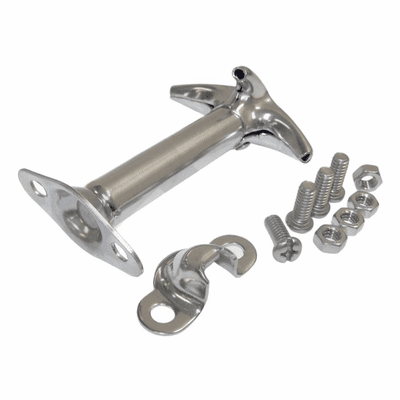 RT26005 Hood Catch, Stainless Steel, fits 41-95 Jeep CJ and Wrangler YJ