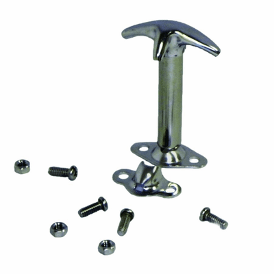 RT26006 Hood Catch, Chrome, fits 41-95 Jeep CJ and Wrangler YJ