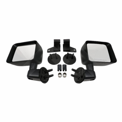 RT30023 Mirror Relocation Bracket & Mirror Kit for 2007-2018 Jeep Wrangler JK by Crown