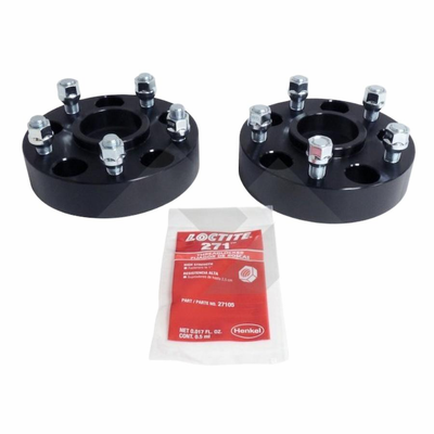 RT32019 1.5 inch Black Wheel Spacers for 2018-2025 Jeep Wrangler JL, Gladiator JT by Crown