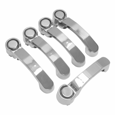 RT34006 Stainless Door & Tailgate Handle, 5 Piece Kit for 2007-2018 Wrangler JK by Crown