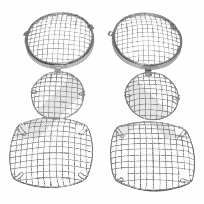RT34034 Stone Guard Set, Stainless Steel, 1976-1986 Jeep CJ by RT Off-Road