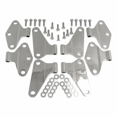 RT34069 Stainless Body Door Hinge Set for 2007-2018 Jeep Wrangler JK by Crown