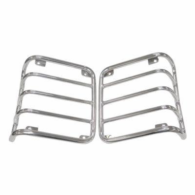 RT34080 Stainless Steel Tail Light Guards for 2007-2018 Jeep Wrangler by RT Off-Road