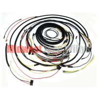 907232  Complete Cloth Covered Wiring Harness Kit for 1955-1956 Willys Jeep CJ5 Models by Omix