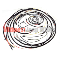 641949  Wiring Harness Kit, Horn on Firewall, no Turn Signals, fits 1945 - Early 1946 Willys Jeep CJ2A  by Omix