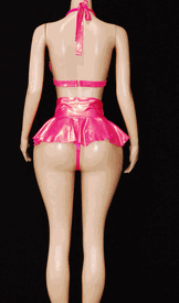  3pc hologram sk set w/g-string