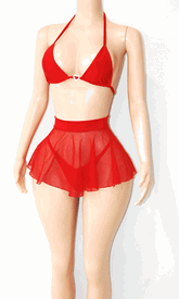 3pc sk set w/g-string(6colors)