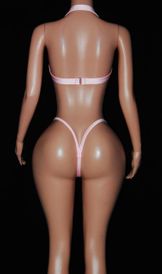A/B rhinestone lace set
