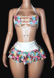 Donut print sk set 