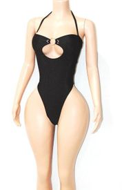key hole monokini w/ring