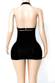 High wasit mini w/lace 