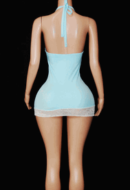 Lace trim mini 
