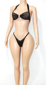 Lace y-back set